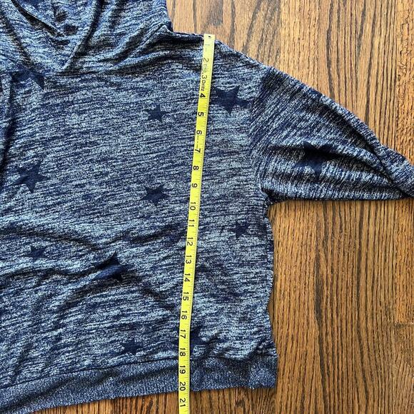 Gap Women's Softspun Navy Blue Star Comfortable Casual Spandex Blend Hoodie - S - Picture 4 of 7